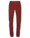 Jacob Cohёn Man Pants Brick Size 33 Cotton, Elastane In Red
