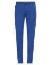 Jacob Cohёn Man Pants Bright Blue Size 31 Cotton, Elastane, Polyester