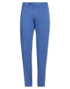 Jacob Cohёn Man Pants Bright Blue Size 38 Cotton, Elastane
