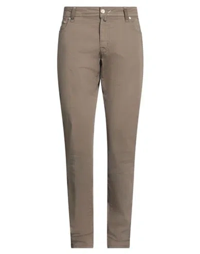 Jacob Cohёn Man Pants Brown Size 31 Cotton, Elastane
