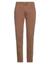 Jacob Cohёn Man Pants Brown Size 31 Cotton, Elastane, Polyester