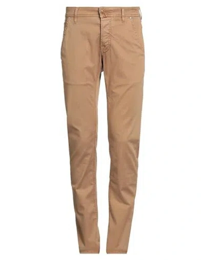 Jacob Cohёn Man Pants Brown Size 31 Cotton, Lyocell, Elastane