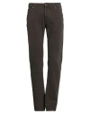 Jacob Cohёn Man Pants Brown Size 32 Cotton, Elastane, Soft Leather In Brown