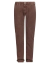 Jacob Cohёn Man Pants Brown Size 34 Cotton, Polyester In Brown
