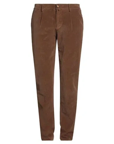 Jacob Cohёn Man Pants Brown Size 35 Cotton, Elastane