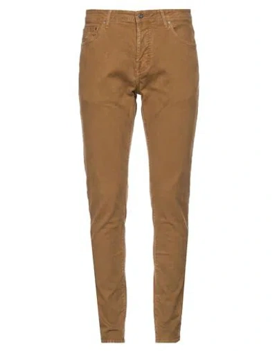 Jacob Cohёn Man Pants Camel Size 34 Cotton, Elastane In Beige