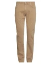 Jacob Cohёn Man Pants Camel Size 35 Cotton, Elastane, Polyester In Green