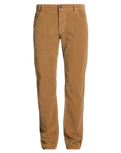 Jacob Cohёn Man Pants Camel Size 38 Cotton, Elastane In Brown