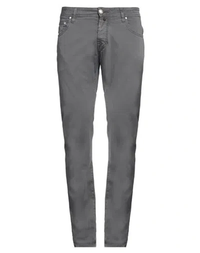 Jacob Cohёn Man Pants Grey Size 30 Cotton, Modal, Elastane