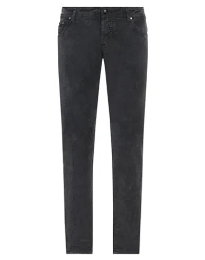 Jacob Cohёn Man Pants Charcoal Size 32 Cotton, Elastane In Grey