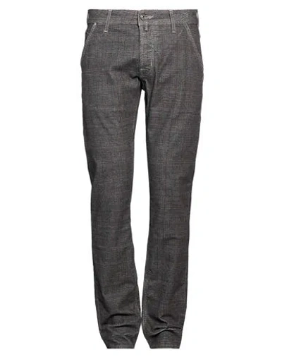 Jacob Cohёn Man Pants Charcoal Size 34 Cotton, Elastane In Gray