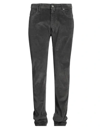 Jacob Cohёn Man Pants Charcoal Size 35 Cotton, Modal, Elastane In Gray