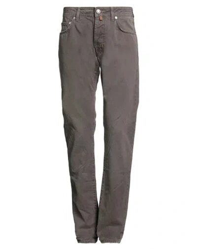Jacob Cohёn Man Pants Chocolate Brown Size 32 Cotton
