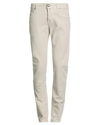Jacob Cohёn Man Pants Cream Size 30 Cotton, Elastane In White