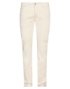 Jacob Cohёn Man Pants Cream Size 32 Cotton, Elastane In White