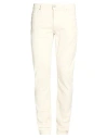 Jacob Cohёn Man Pants Ivory Size 34 Cotton, Elastane, Polyester In White