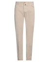 Shop Jacob Cohёn Man Pants Cream Size 35 Cotton In White
