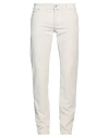 Jacob Cohёn Man Pants Cream Size 37 Cotton, Modal, Elastane In White