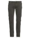 Jacob Cohёn Man Pants Dark Brown Size 34 Cotton, Elastane In Green