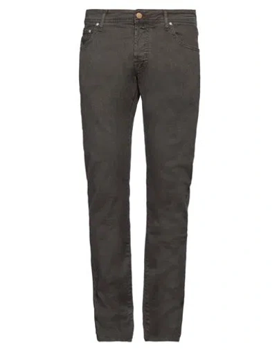 Jacob Cohёn Man Pants Dark Brown Size 31 Cotton, Polyester, Elastane