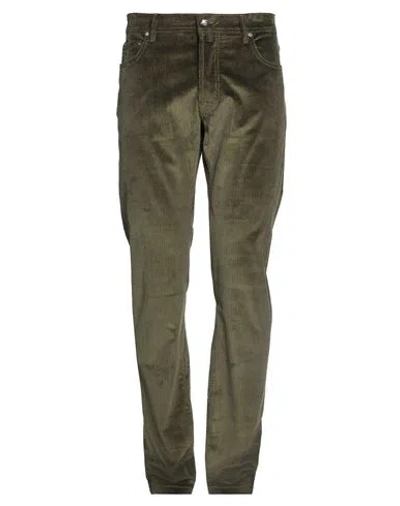 Jacob Cohёn Man Pants Dark Green Size 33 Cotton, Elastane