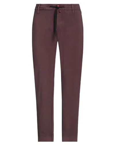 Jacob Cohёn Man Pants Dark Purple Size 35 Nylon, Elastane