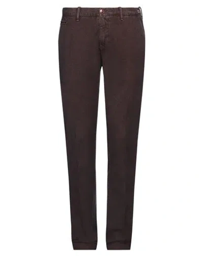 Jacob Cohёn Man Pants Plum Size 32 Cotton In Purple