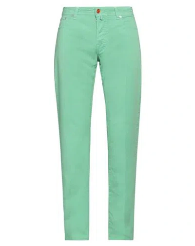 Jacob Cohёn Man Pants Green Size 30 Cotton, Elastane