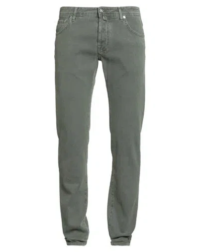 Jacob Cohёn Man Pants Green Size 32 Cotton, Elastane, Polyester