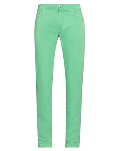 Jacob Cohёn Man Pants Green Size 33 Cotton, Elastane