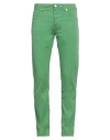 Jacob Cohёn Man Pants Green Size 33 Cotton, Elastane