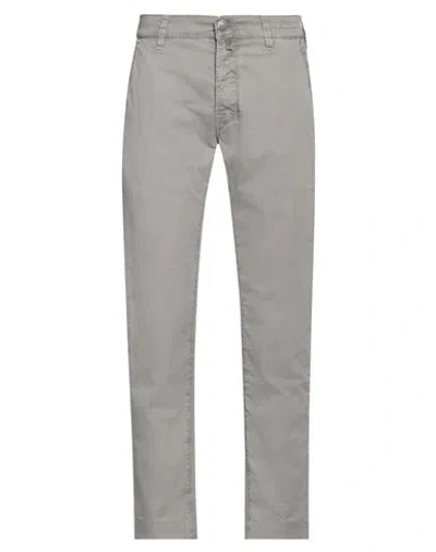Jacob Cohёn Man Pants Grey Size 28 Cotton, Elastane