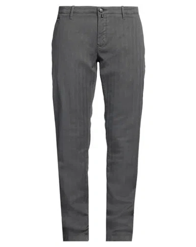 Jacob Cohёn Man Pants Grey Size 40 Cotton, Elastane