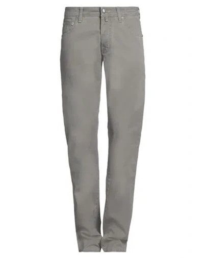 Jacob Cohёn Man Pants Grey Size 31 Cotton, Elastane In Grey