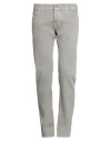 Jacob Cohёn Man Pants Grey Size 31 Cotton, Elastane, Polyester In Multi