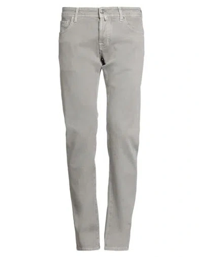 Jacob Cohёn Man Pants Grey Size 31 Cotton, Elastane, Polyester In Multi