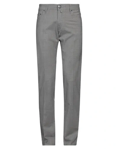 Jacob Cohёn Man Pants Grey Size 31 Virgin Wool, Elastane