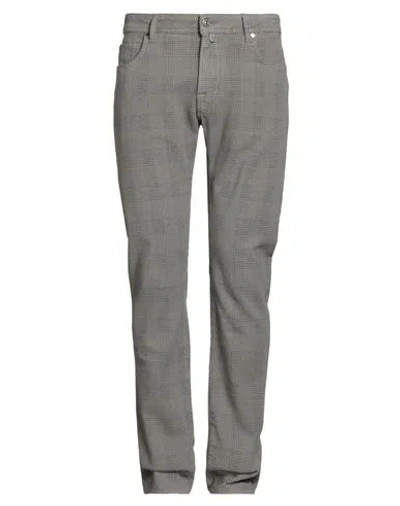 Jacob Cohёn Man Pants Grey Size 32 Cotton, Elastane In Gray