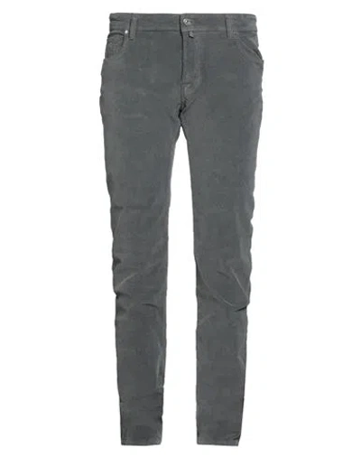 Jacob Cohёn Man Pants Grey Size 33 Cotton, Elastane In Black