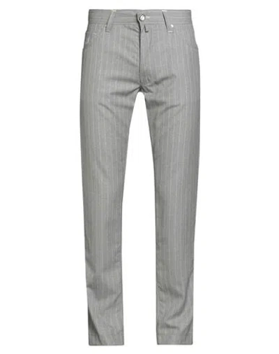 Jacob Cohёn Man Pants Grey Size 33 Wool In Gray