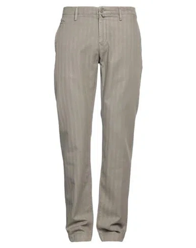 Jacob Cohёn Man Pants Grey Size 34 Cotton, Linen, Elastane, Polyester