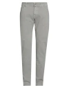Jacob Cohёn Man Pants Grey Size 35 Cotton, Elastane In Gray