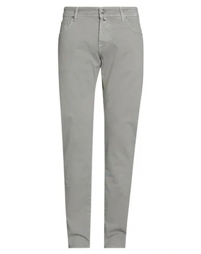 Jacob Cohёn Man Pants Grey Size 35 Cotton, Elastane