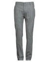 Jacob Cohёn Man Pants Grey Size 35 Virgin Wool, Elastane In Green