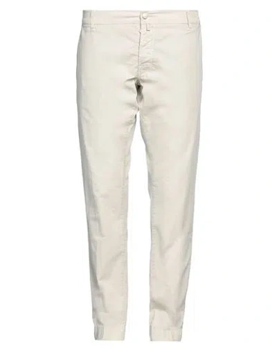 Jacob Cohёn Man Pants Ivory Size 29 Cotton, Elastane In White