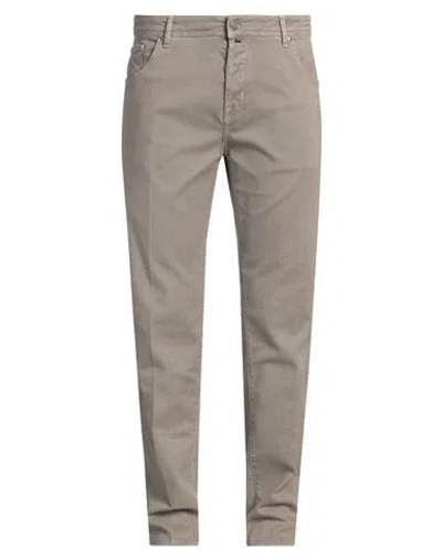 Jacob Cohёn Man Pants Khaki Size 30 Cotton, Lyocell, Elastane, Polyester In Beige