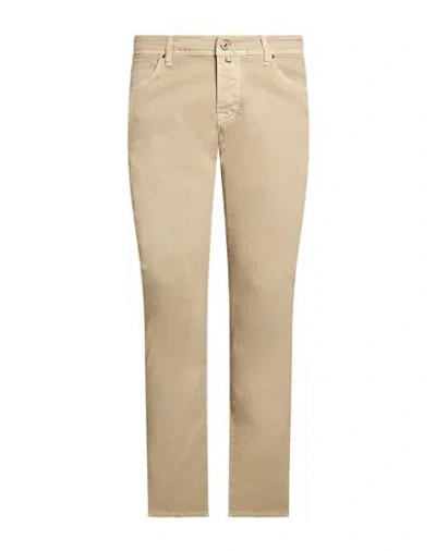 Jacob Cohёn Man Pants Khaki Size 31 Cotton, Elastane In Beige