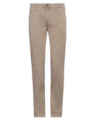 Jacob Cohёn Man Pants Khaki Size 31 Cotton, Elastane In Beige