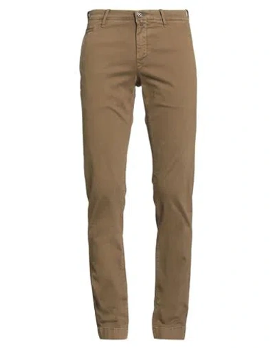 Jacob Cohёn Man Pants Khaki Size 32 Cotton, Lyocell, Elastane In Brown