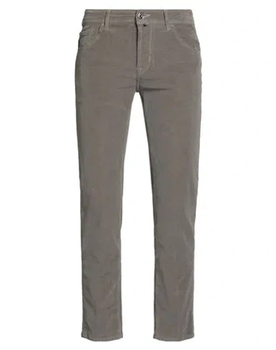 Jacob Cohёn Man Pants Khaki Size 33 Cotton, Elastane In Burgundy